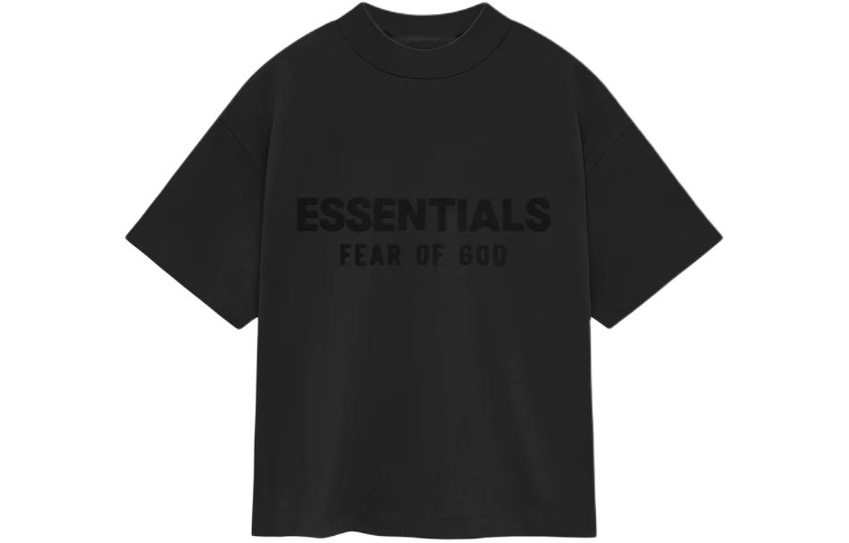 Футболка Jet Black/Jet Black Kids' Fear Of God Essentials — фото 2