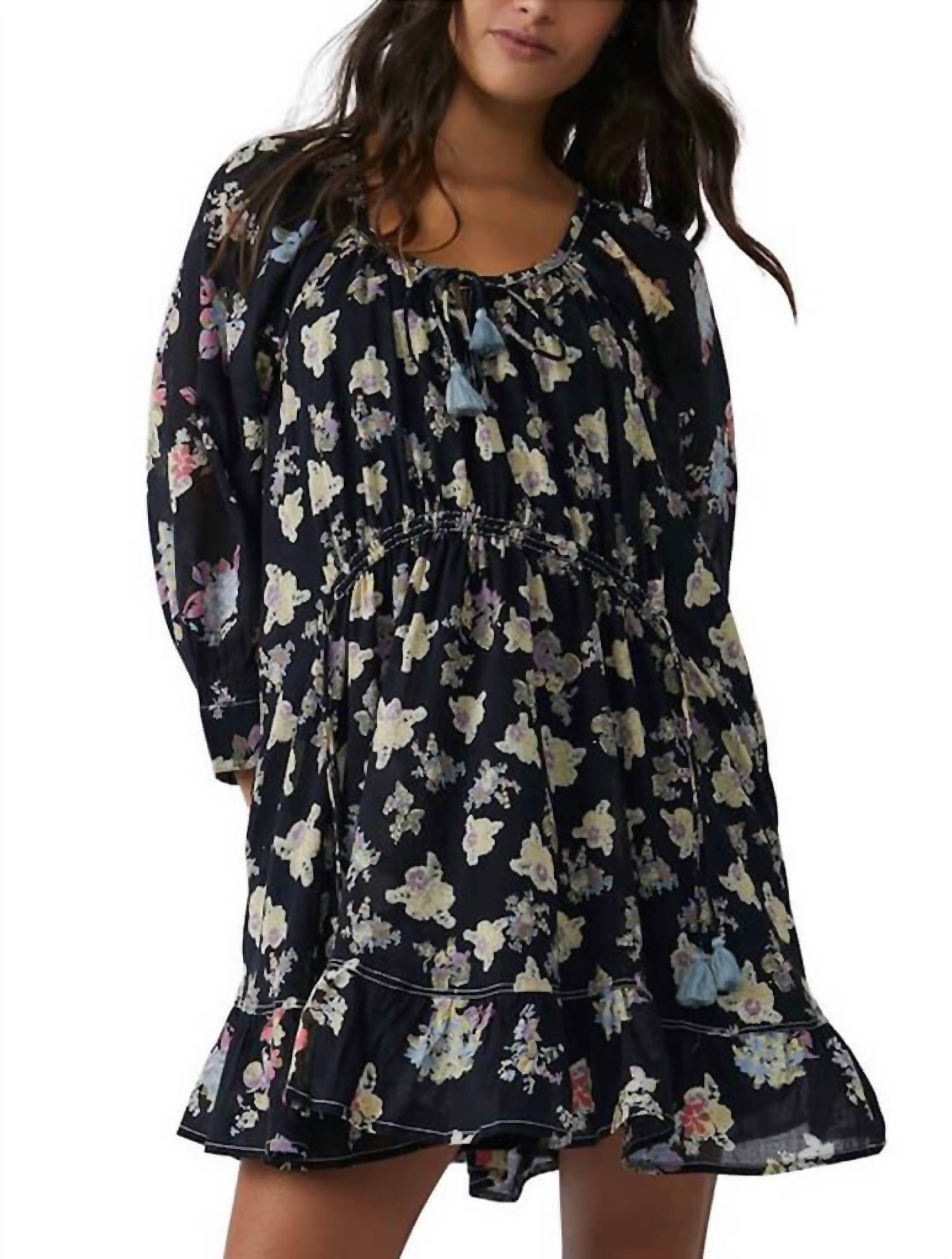 

Платье Camella Mini в черном комбинированном цвете Free People