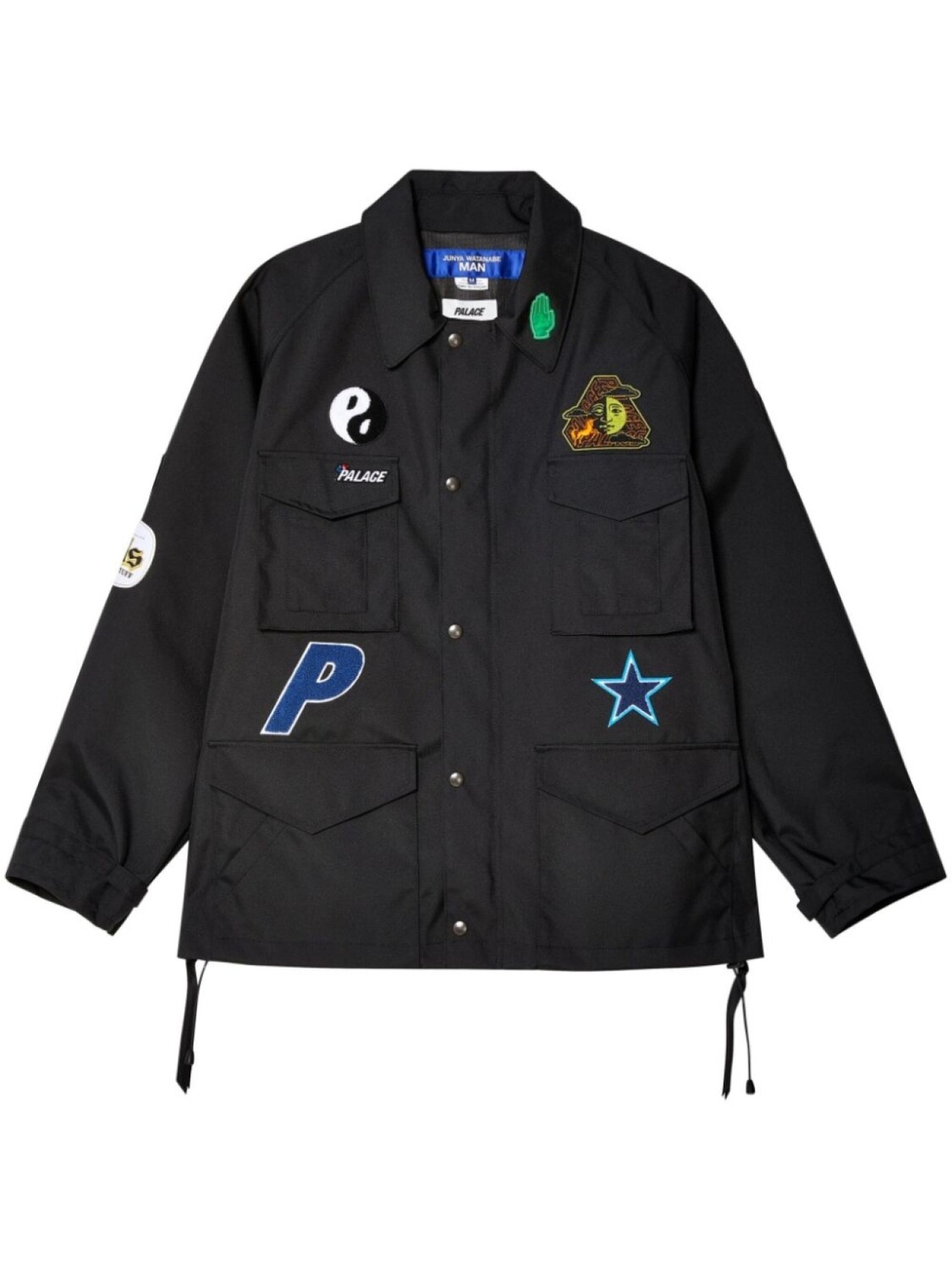 

Куртка-рубашка из коллаборации с Palace Junya Watanabe MAN, черный