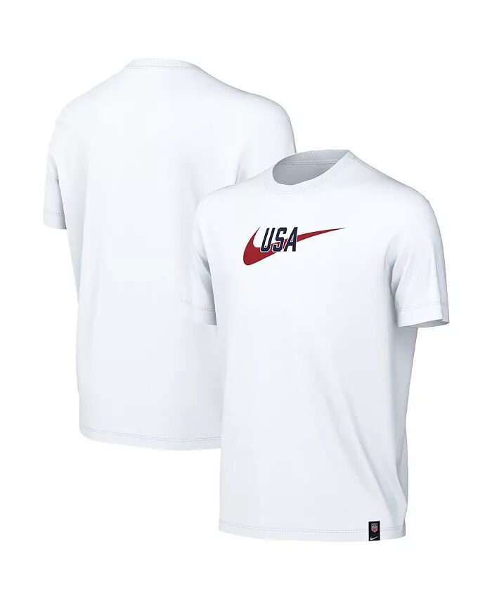 

Белая футболка USMNT Swoosh для больших мальчиков и девочек Nike