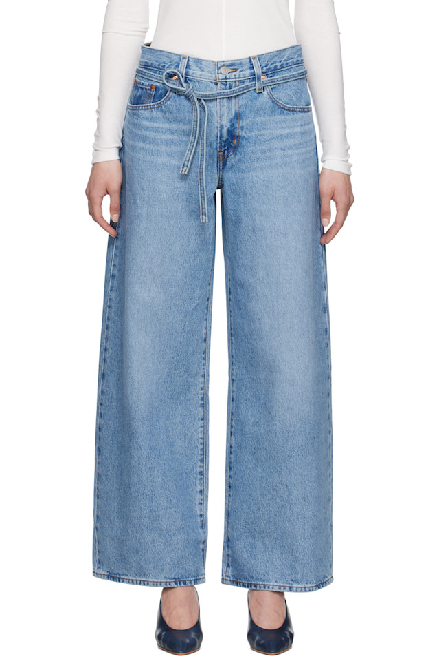 

Широкие прямые джинсы XL Levi'S, цвет thanks friend