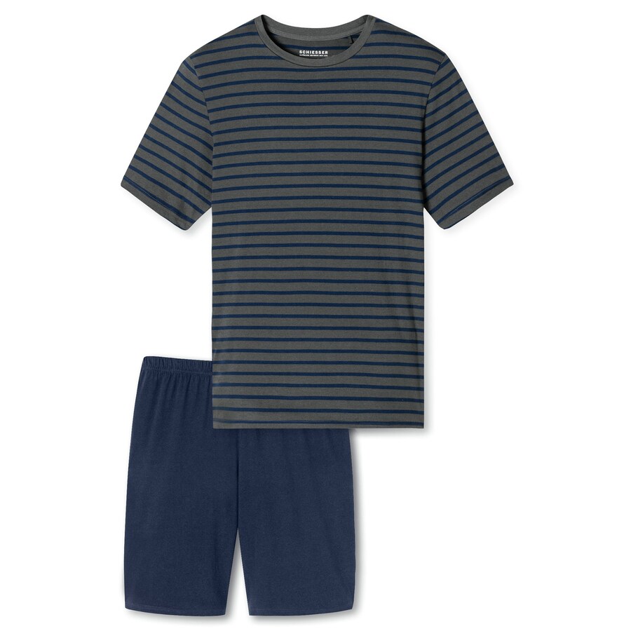 

Длинная пижама SCHIESSER, цвет Navy/Anthracite