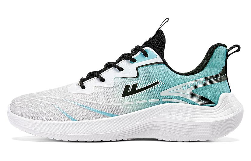 

WARRIOR Мужские белые с зеленым дышащие противоскользящие кроссовки с амортизацией, цвет White Green