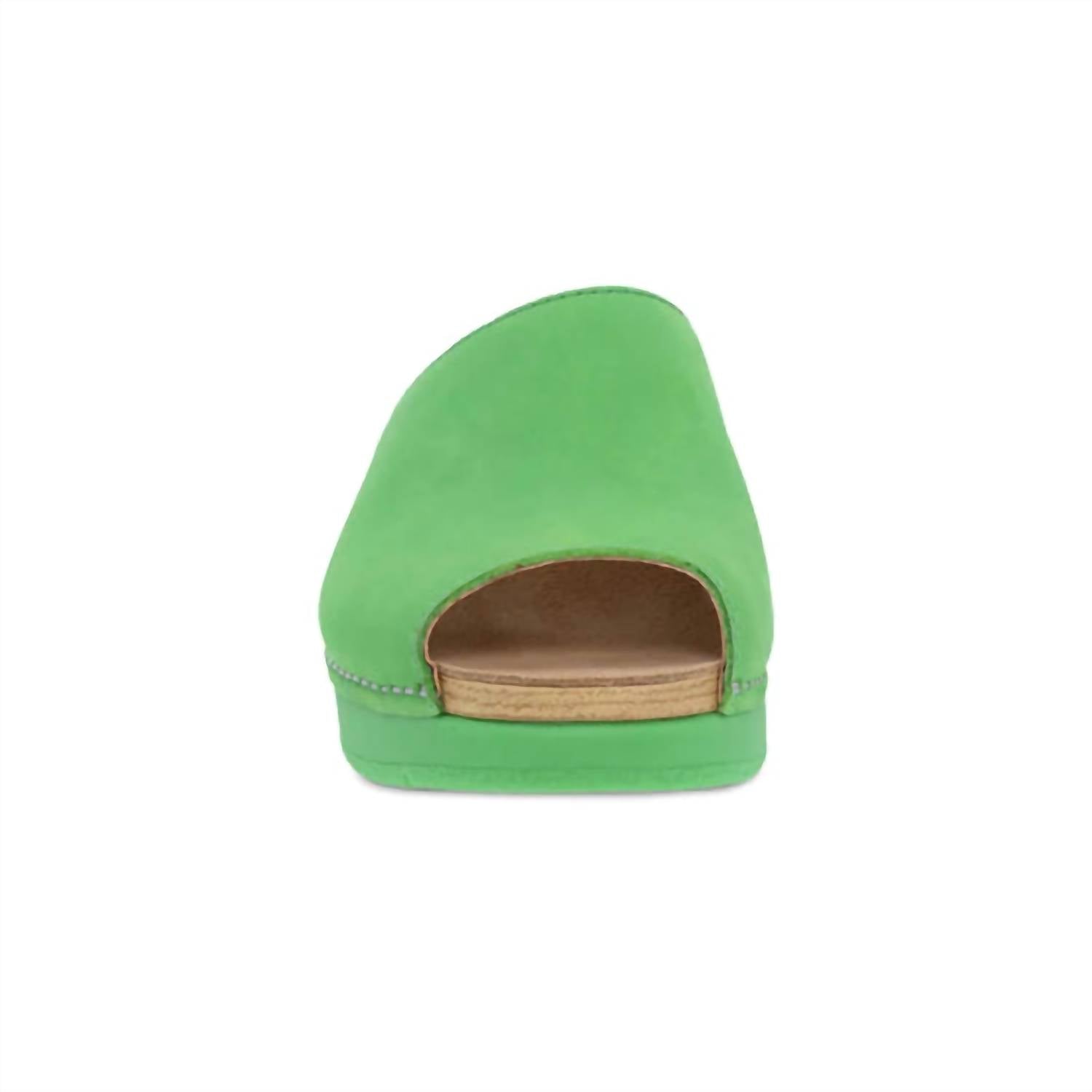 Женские мюли Ravyn Peep Toe цвета лайм dansko, цвет lime — фото 3