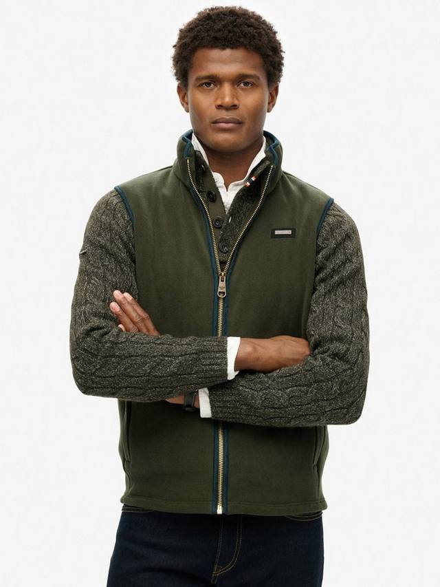 Флисовая безрукавка Estate Superdry, Surplus Goods Green — фото 3