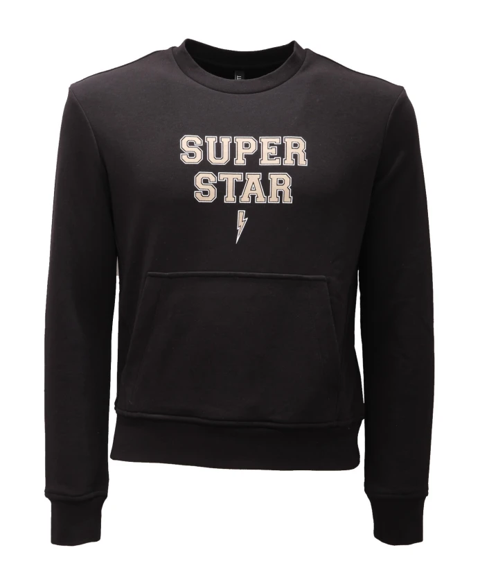 

Итальянский пуловер pbjs601s n509s Neil Barrett, черный