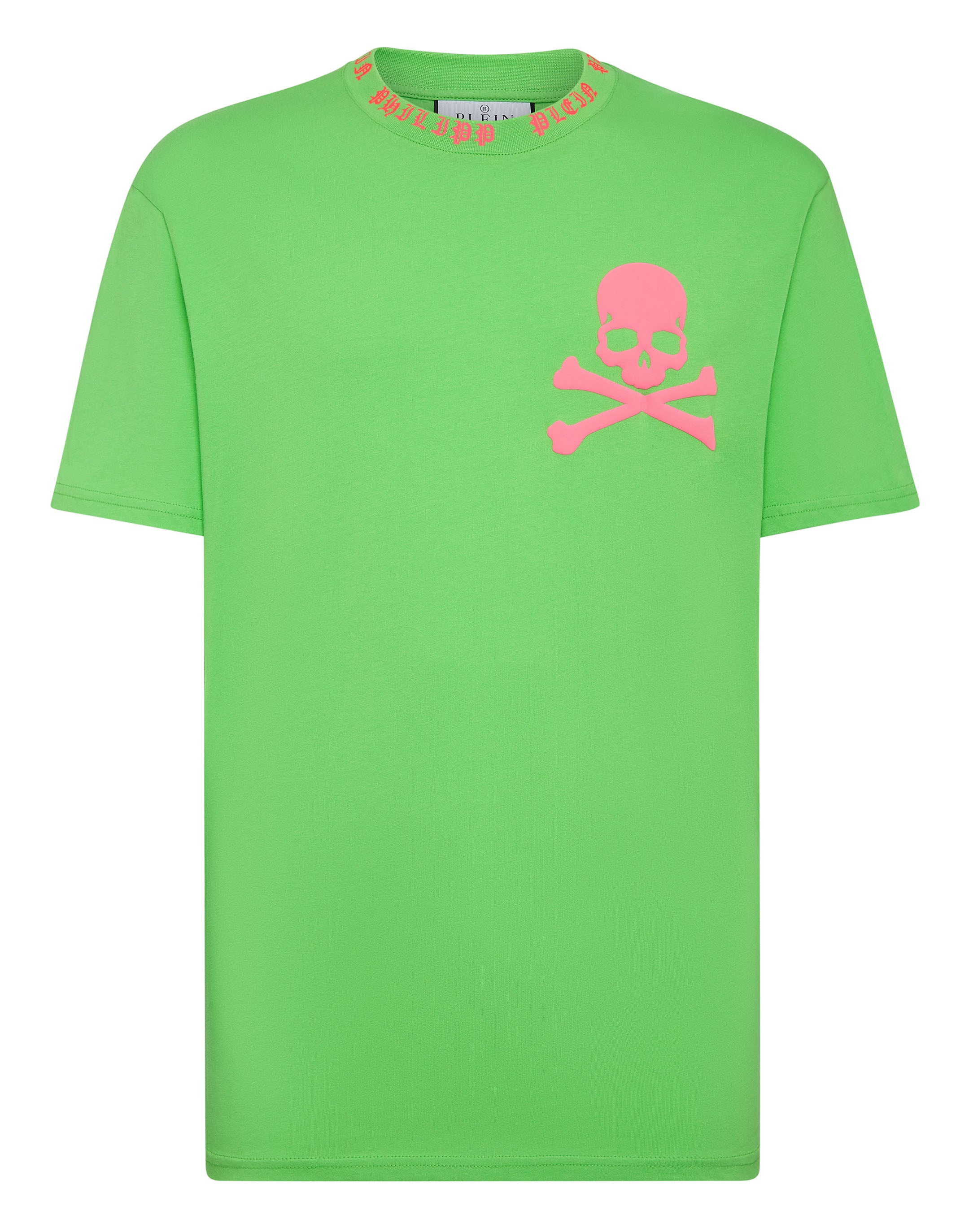 

Футболка с круглым вырезом SS Skull&Bones PHILIPP PLEIN, зеленый
