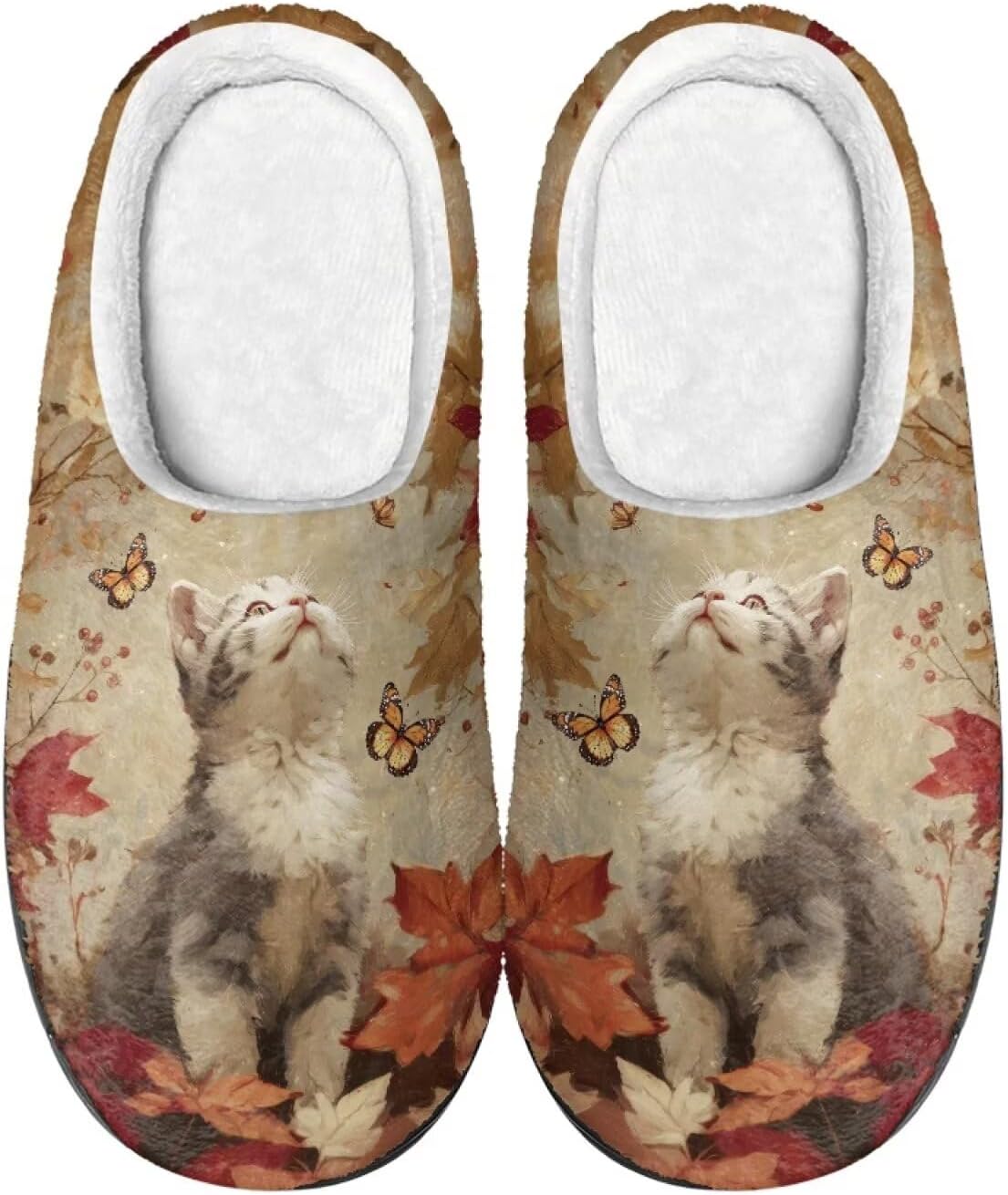 

Домашние тапочки Lotusorchid для женщин и мужчин, уютные пушистые фланелевые тапочки для дома и улицы, стираемые, теплые, с эффектом памяти, с открытой пяткой, коричневый