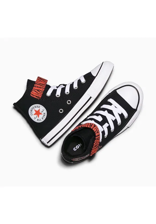 Кроссовки Converse Chuck Taylor All Star Lions Easy On High Top, черно-золотой пальмовый белый — фото 3