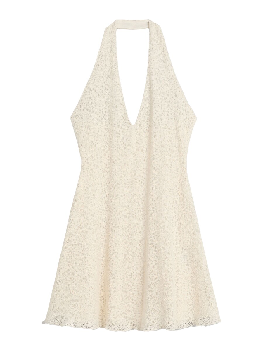 

Мини платье Bershka, Cream