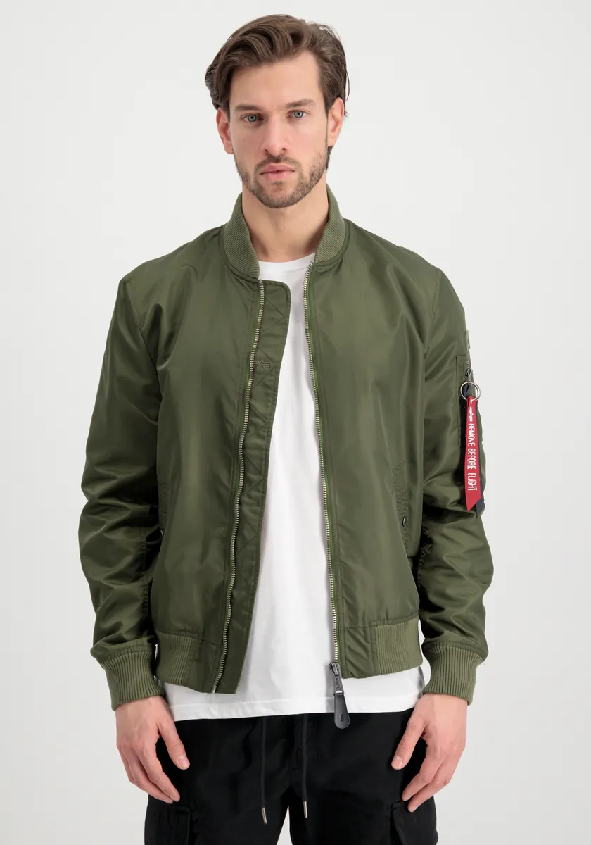 

Куртка-бомбер Alpha Industries " Alpha Industries Мужчины - Куртки-бомберы MA-1 LW Project R", зеленый