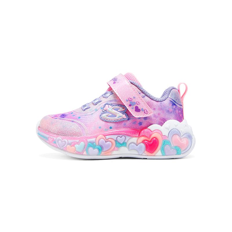 

Skechers Kids Износостойкие дышащие детские уличные кроссовки Cherry Pink для малышей