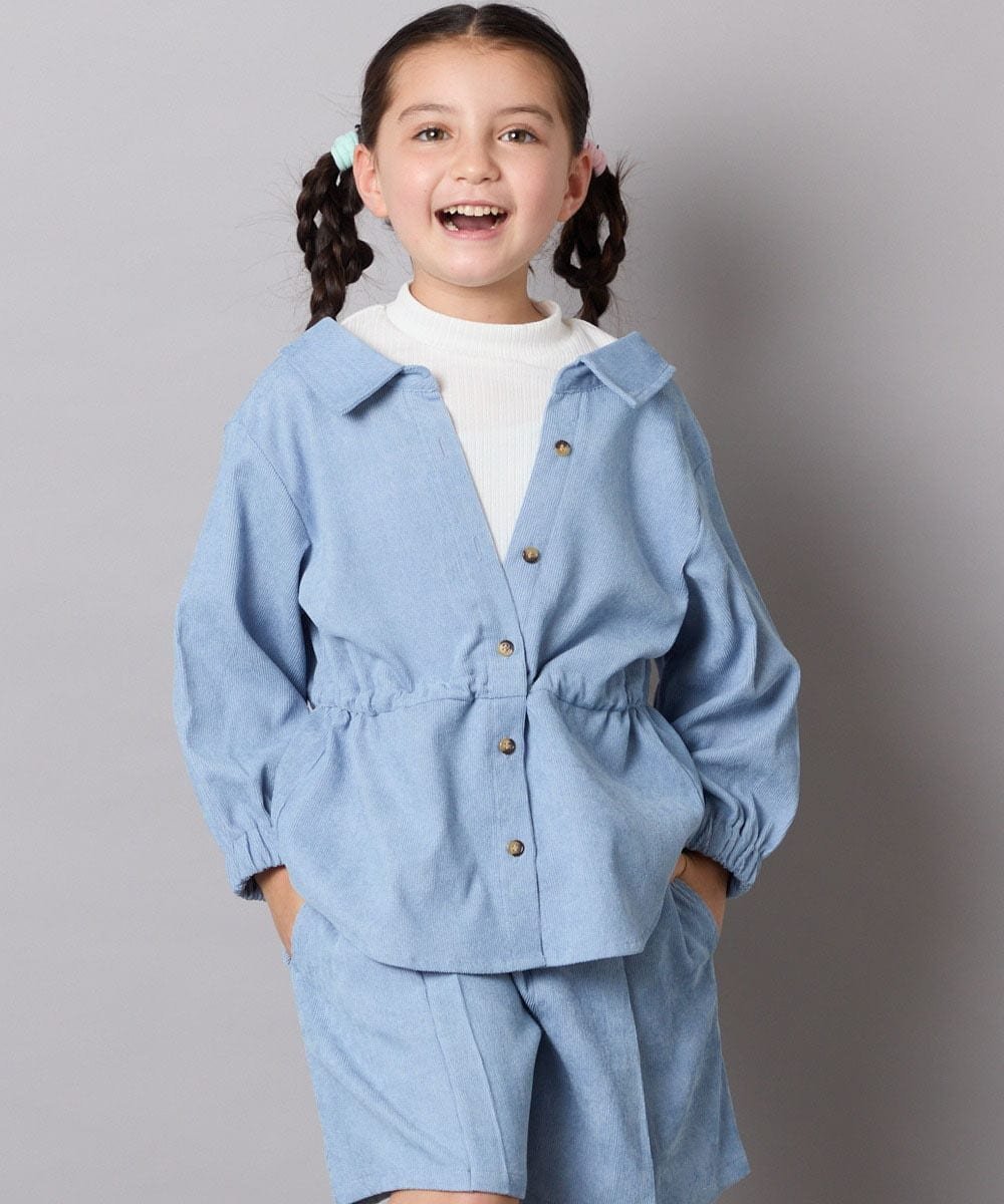 Яркая многослойная блузка Cole из искусственной кожи A.V.V, Light blue — фото 2