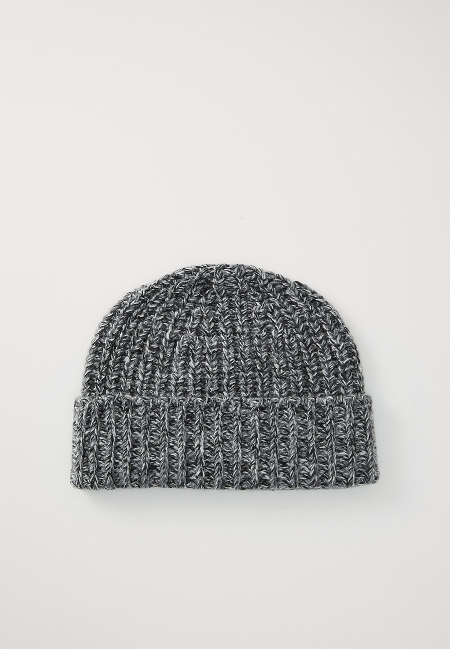 

Шапка Johnstons of Elgin CHUNKY BEANIE UNISEX, Charcoal Marl/Dark Grey