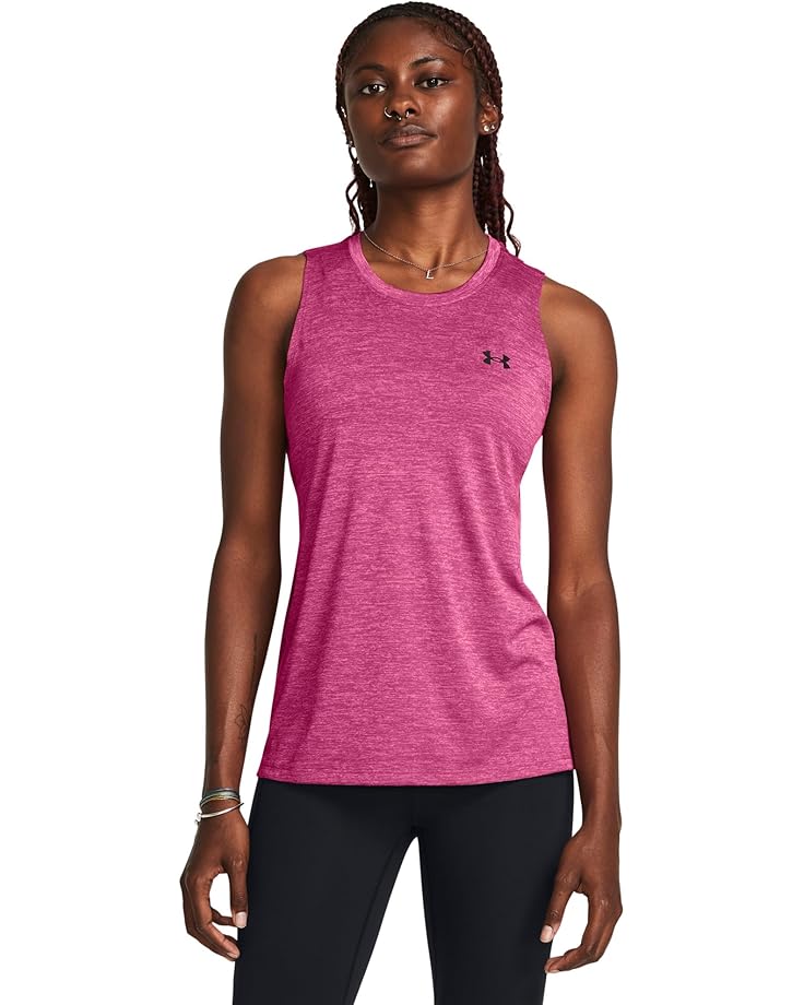 

Топ Under Armour Tech Tank Twist, цвет Astro Pink/Pink Edge/Black