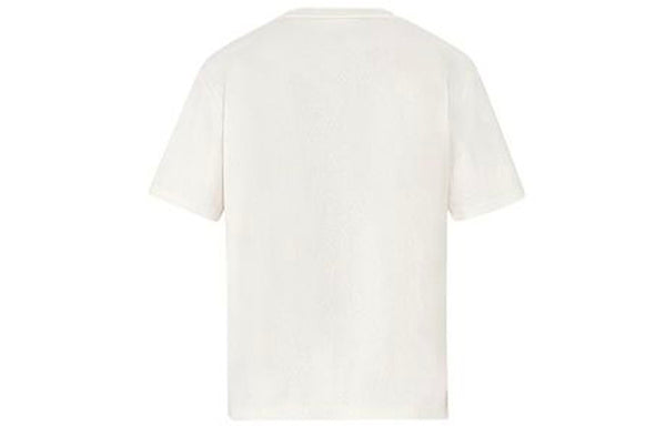 Футболка lv monogram dark print presbyopic 3d pocket for men white Louis Vuitton, белый — фото 3