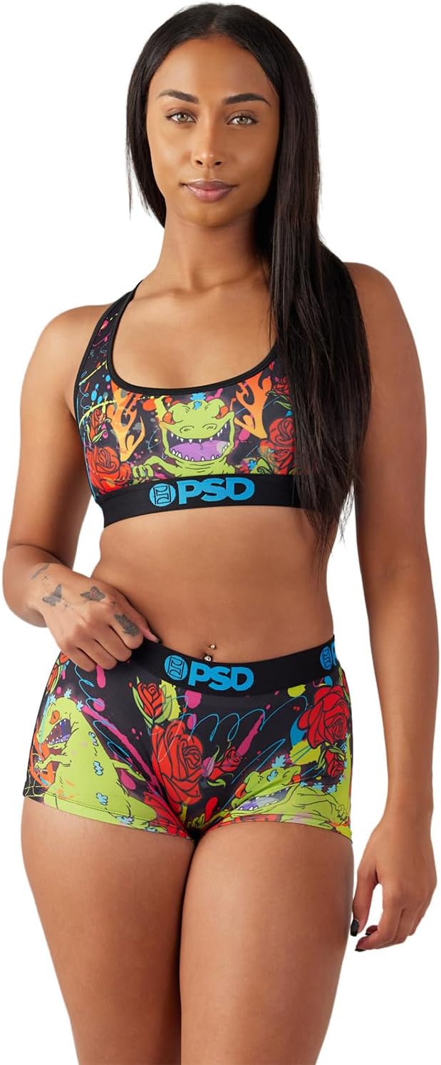 

Бюстгальтер PSD Sports Bra, цвет Black/Rugrats Reptar Roses Sb