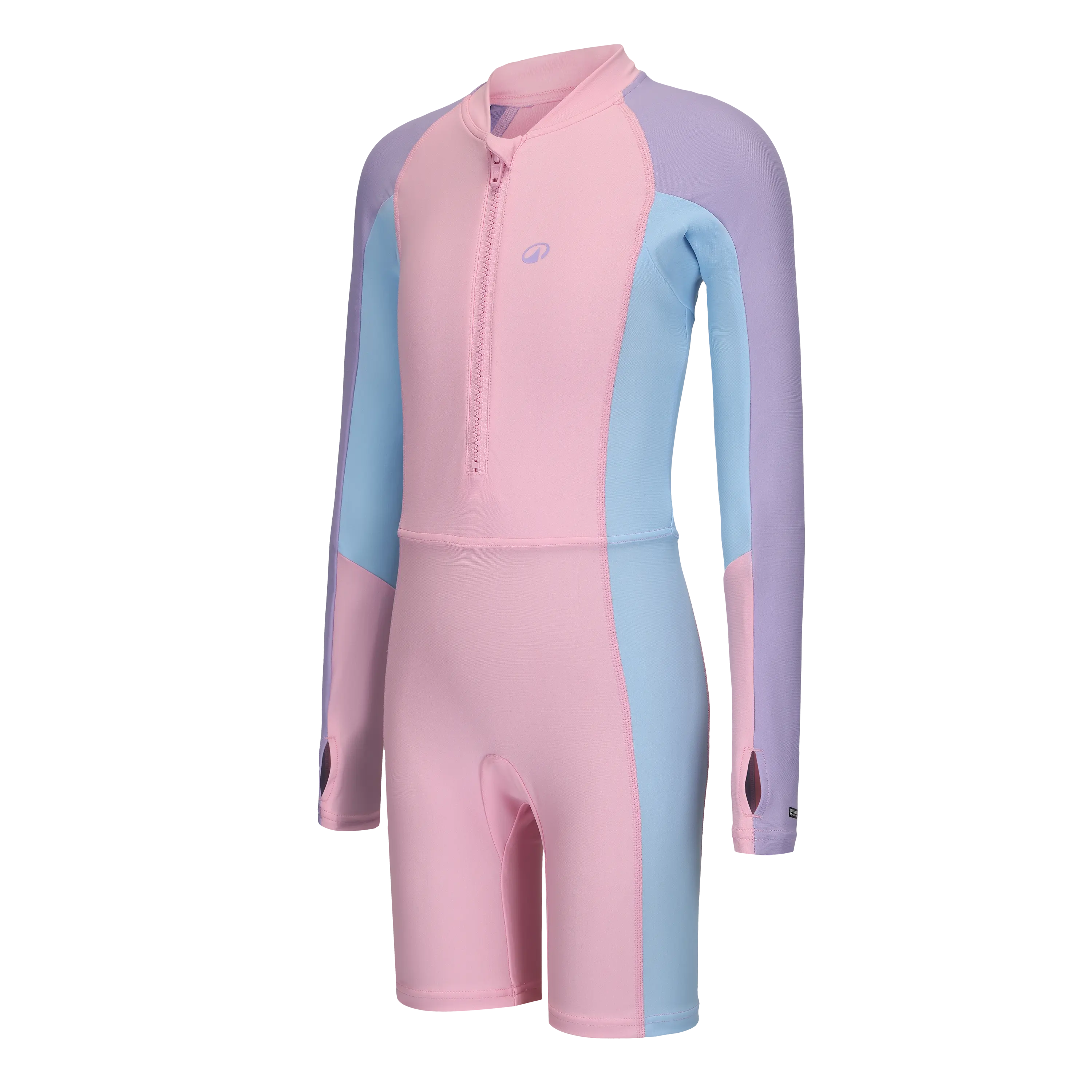 

Купальник для серфинга с длинными рукавами для девочек SUZY - PINK MAUVE OLAIAN