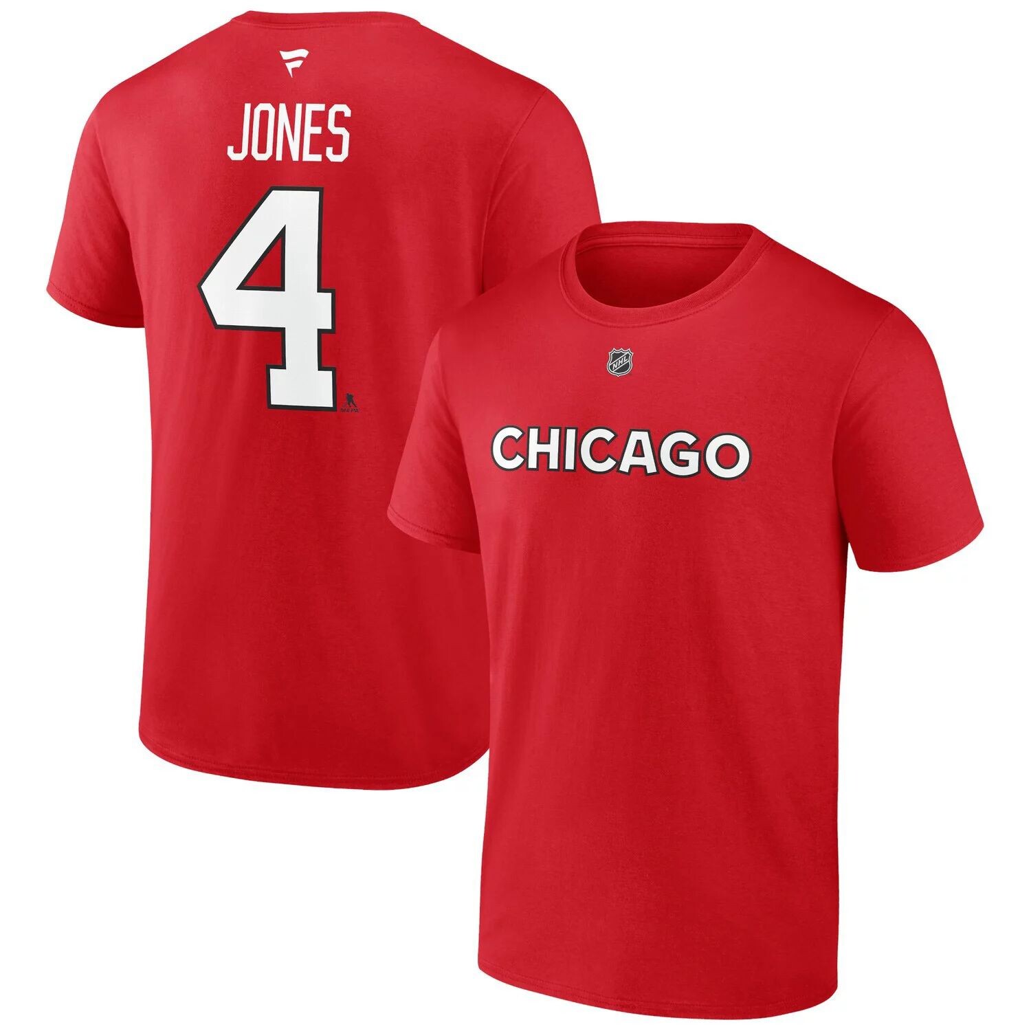 

Мужская красная мужская футболка с именем и номером Seth Jones Chicago Blackhawks Special Edition 2.0 Fanatics, Красный, Мужская красная мужская футболка с именем и номером Seth Jones Chicago Blackhawks Special Edition 2.0 Fanatics