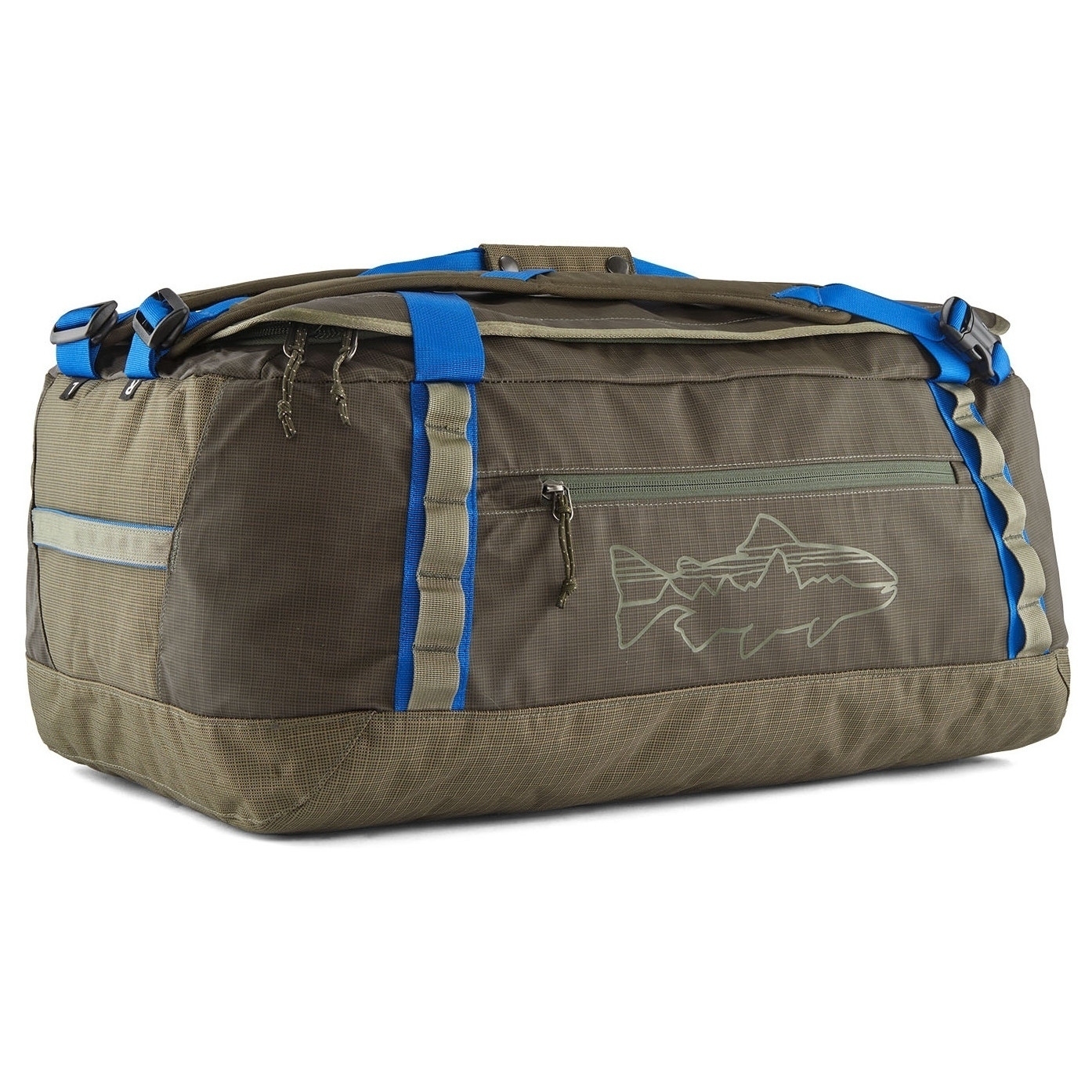 

Дорожная сумка Patagonia Black Hole Duffel 55L, Basin Green W/ Fitz Trout