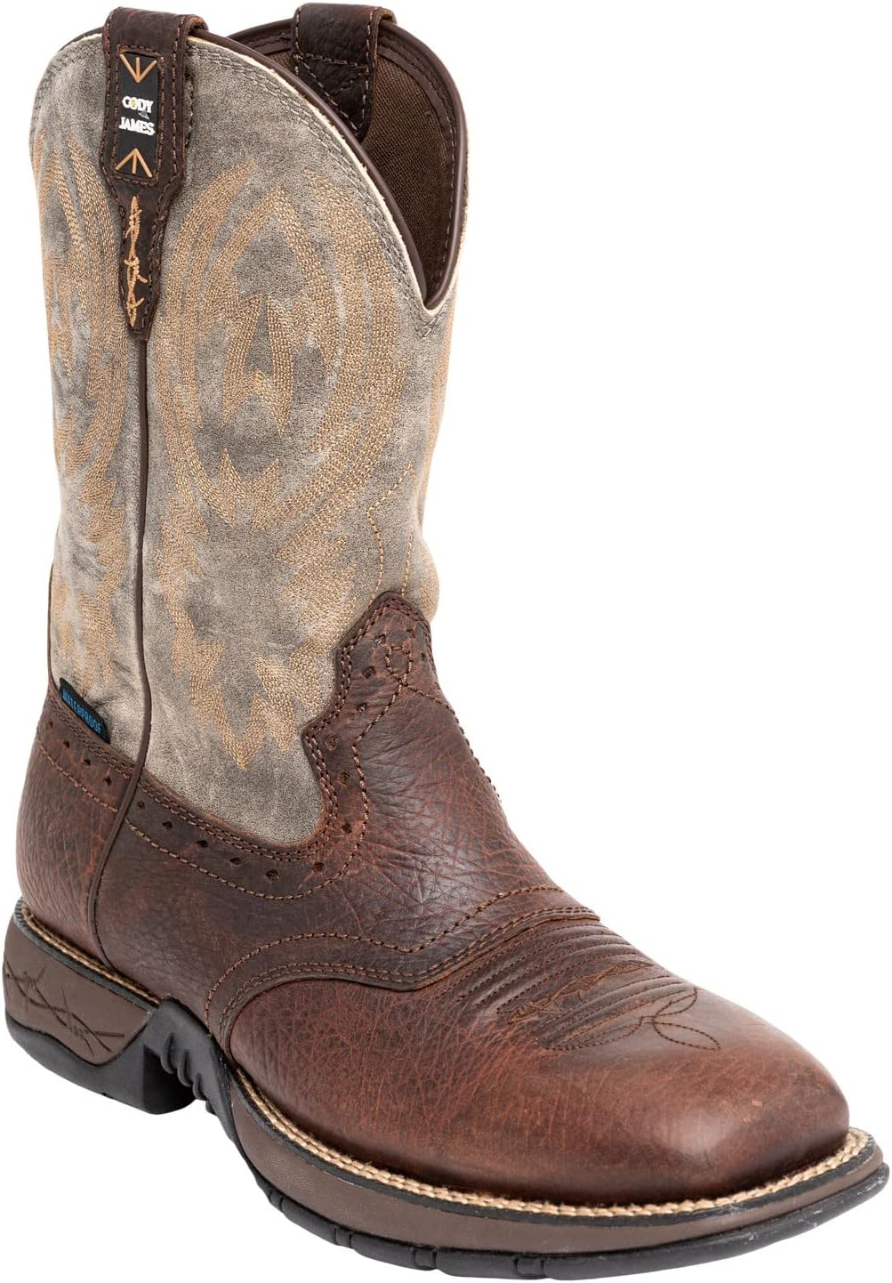 

Мужские вестерн-башмаки Cody James Tyche Lite Performance с широкой квадратной ноской - Bcjsp20p106, коричневый