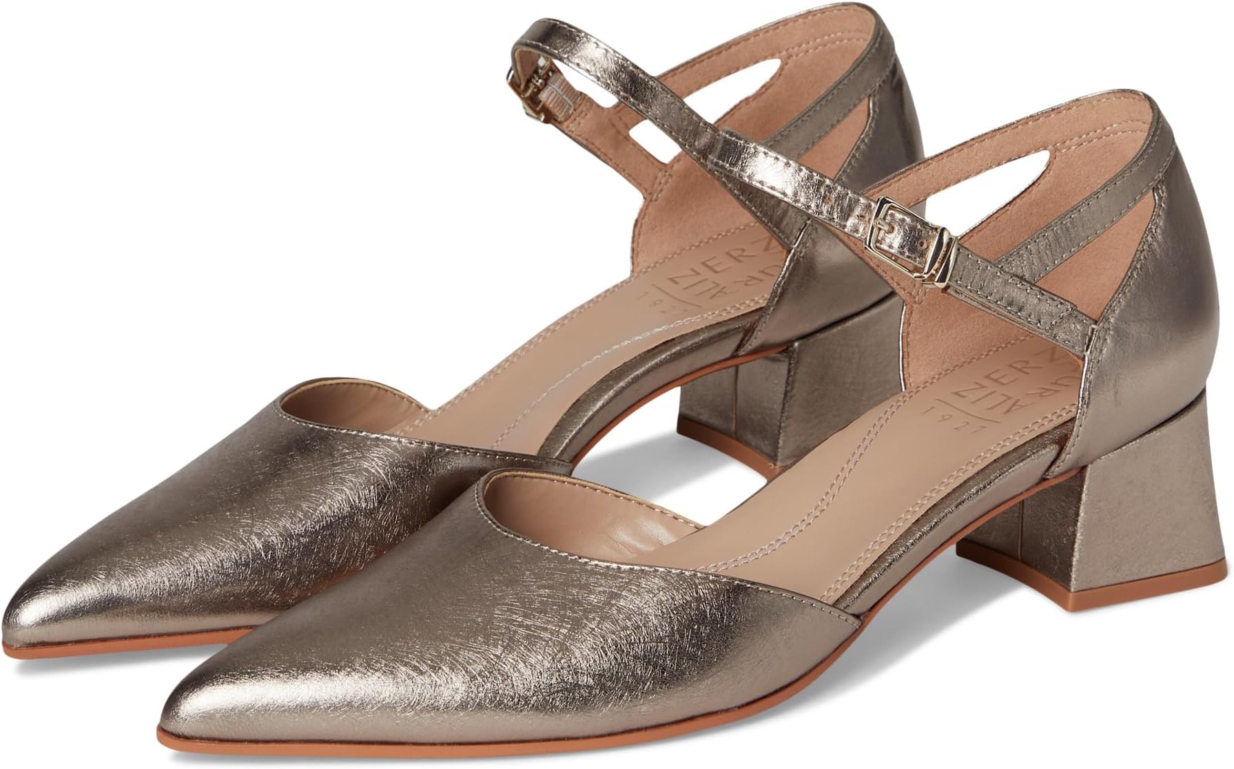 Туфли Naturalizer Women's Maddox, Patina Pewter Leather