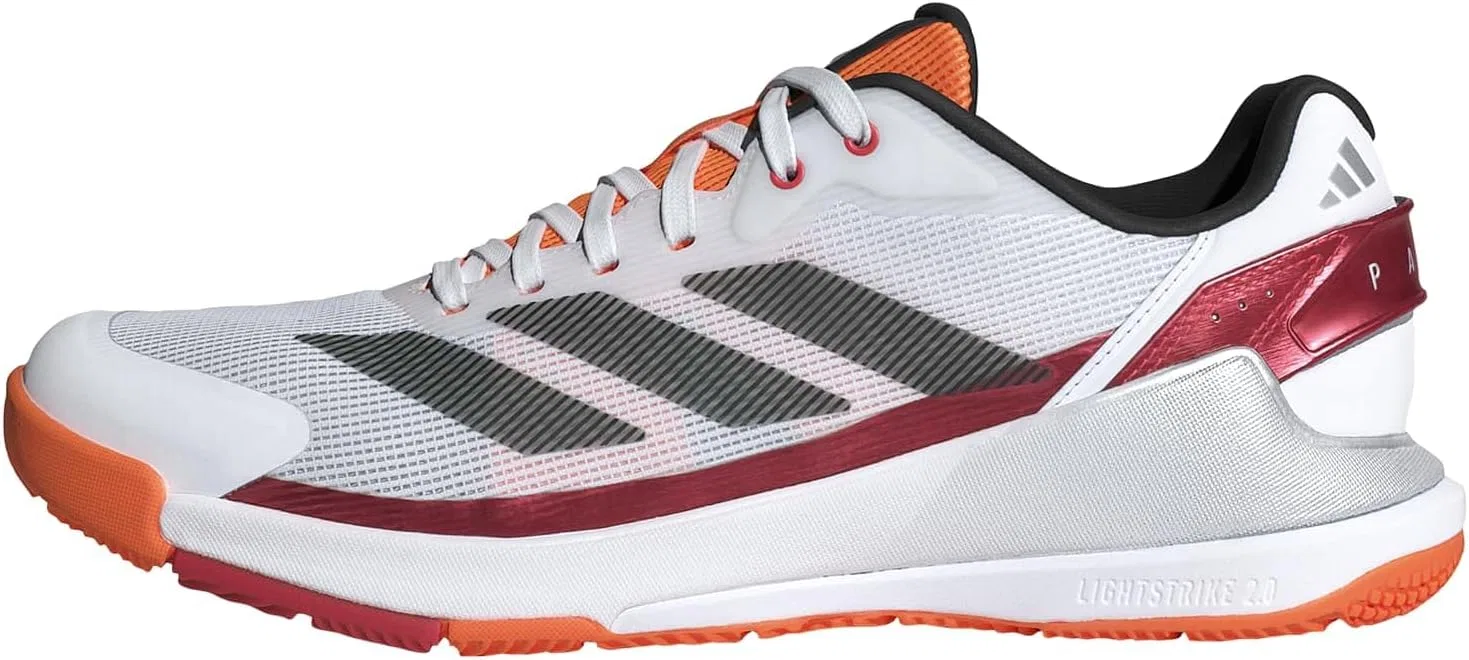 Мужские кроссовки для падела Adidas Crazyquick, Cloud White Core Black Lucid Orange