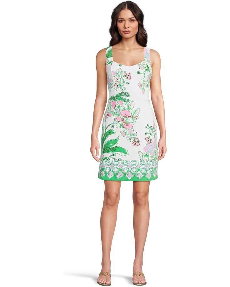 

Платье Lilly Pulitzer Del Rey Stretch Shift, цвет Multi Oversized Orchids On The Avenue Engineered Dress