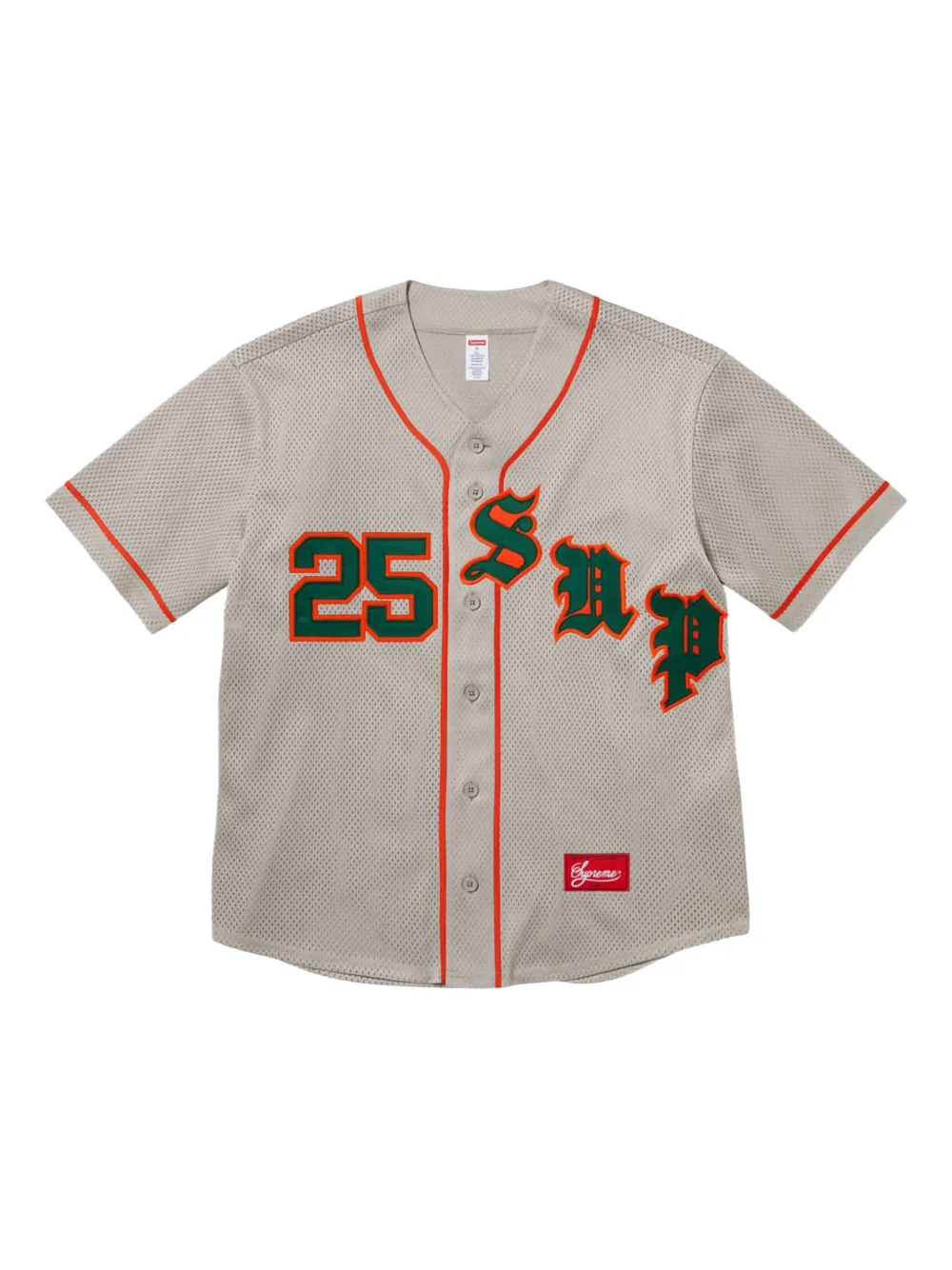 

Топ Old English SS 25 Grey Supreme, серый
