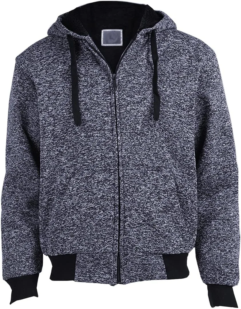 

Gary Com Толстовка с капюшоном Heavyweight Sherpa для мужчин, утепленная флисом, на молнии