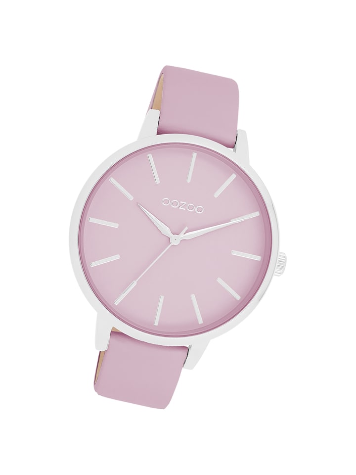 

Аналоговые наручные часы Oozoo Timepieces, пастельно-фиолетовые, большие (примерно 42 мм)