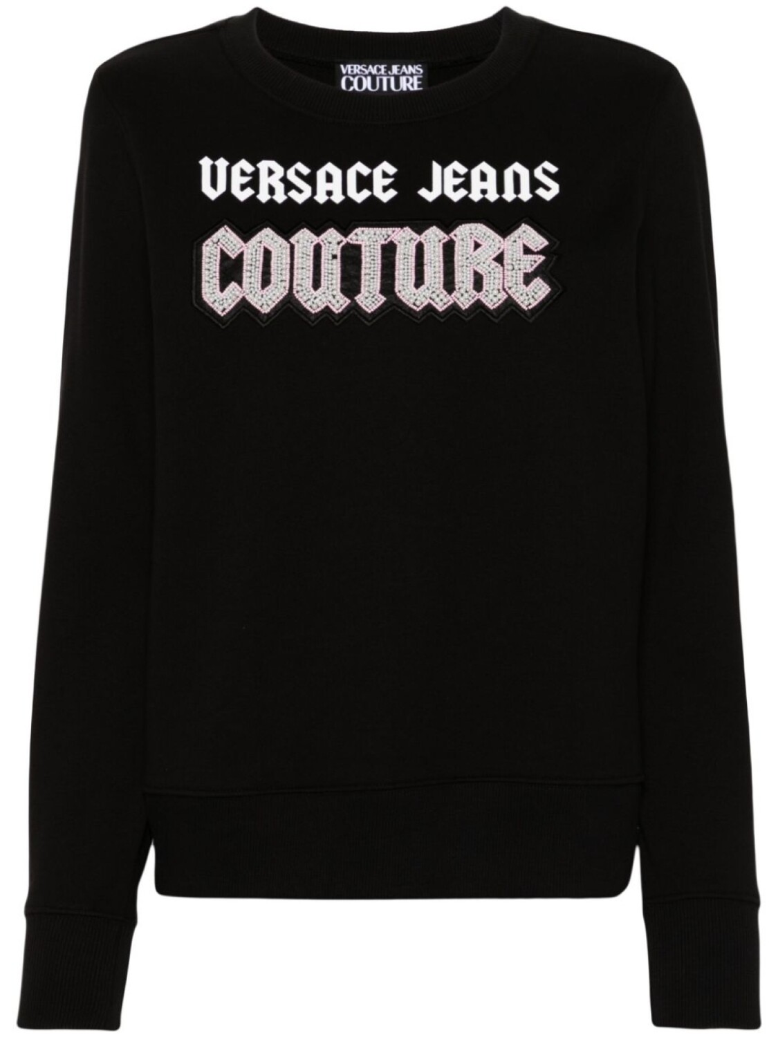 

Versace Jeans Couture декорированная толстовка, черный