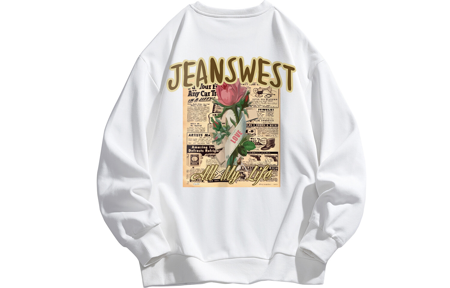 

Jeanswest Толстовка унисекс Jean West, Черный