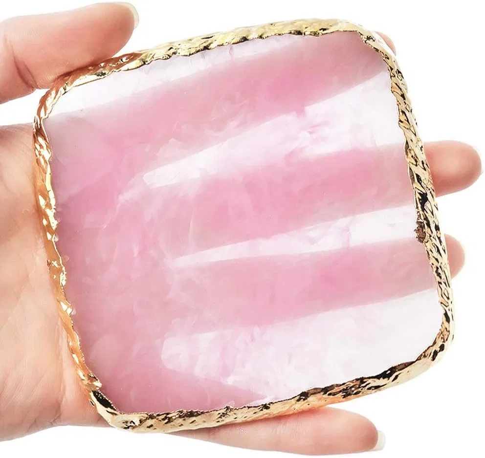 Палитра для ногтей Square Nail Palette zhengpingpai, 1 шт, 8.7x8.7 см, сливовый — фото 4