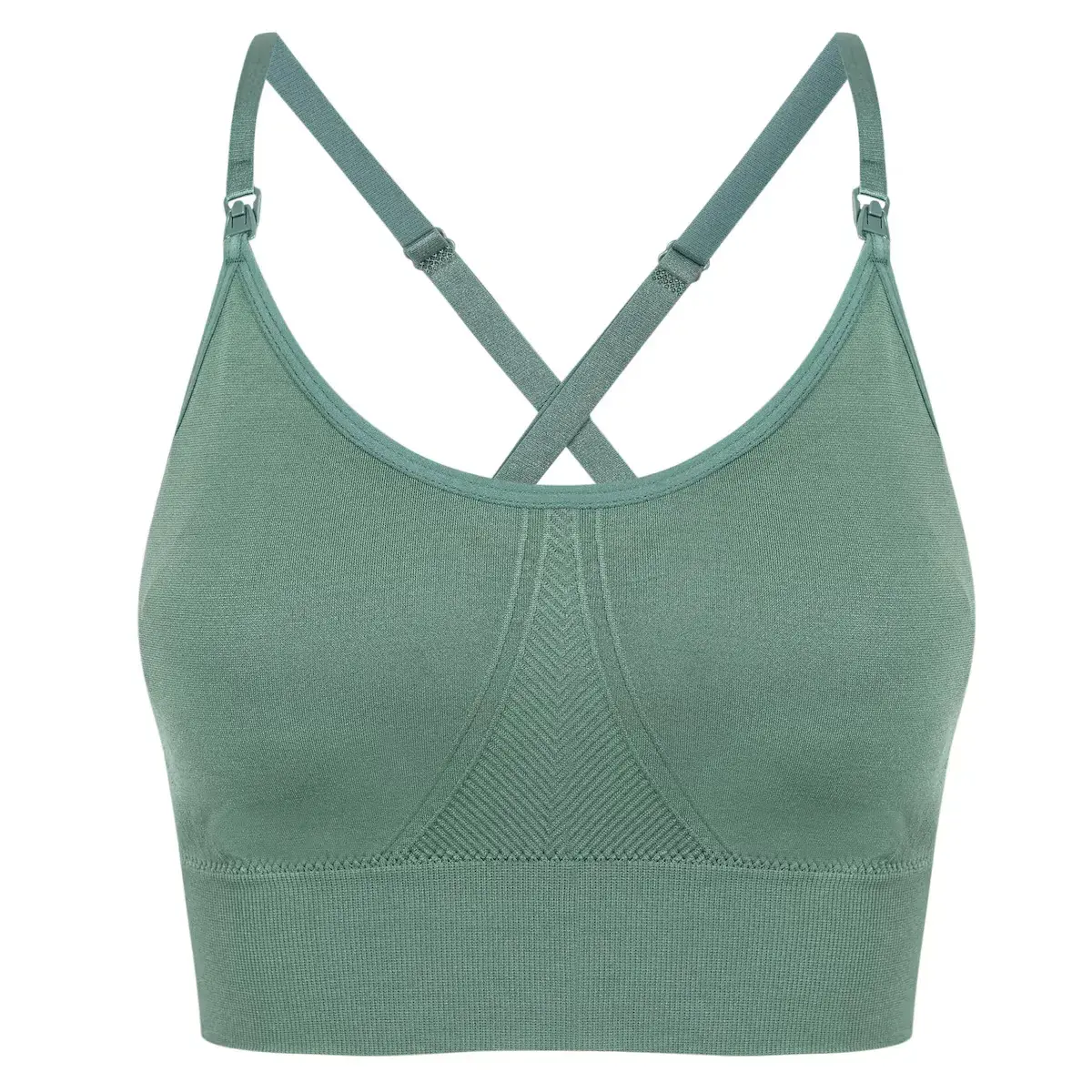 

Женский топ для йоги Maternity Born Living Born Living Yoga, зеленый