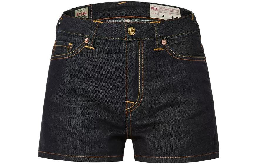 

Джинсовые шорты женские синие Evisu