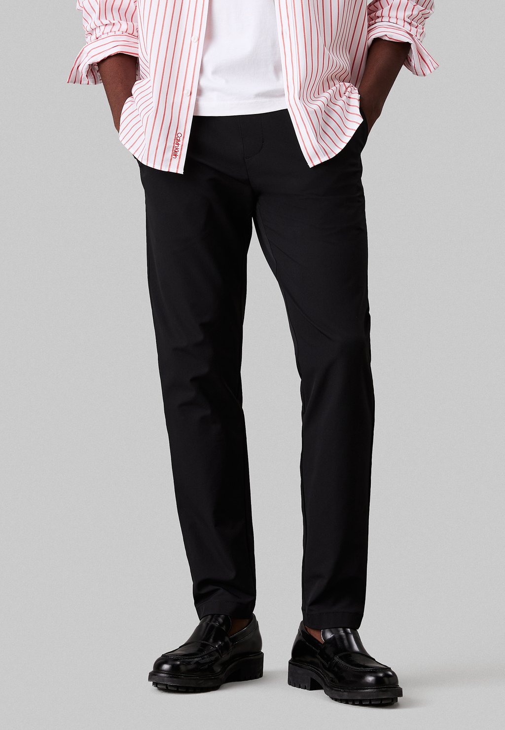 

Спортивные брюки TAPERED STRETCH JOGGERS Calvin Klein, черный