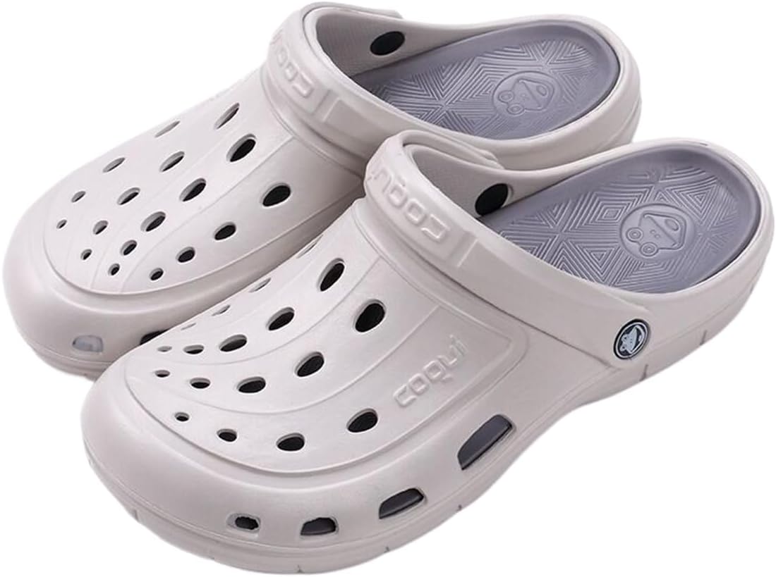 

Женские и мужские ортопедические сабо с поддержкой свода стопы, садовая обувь, для улицы, пляжа и бассейна, с съемной стелькой Dannling, серый