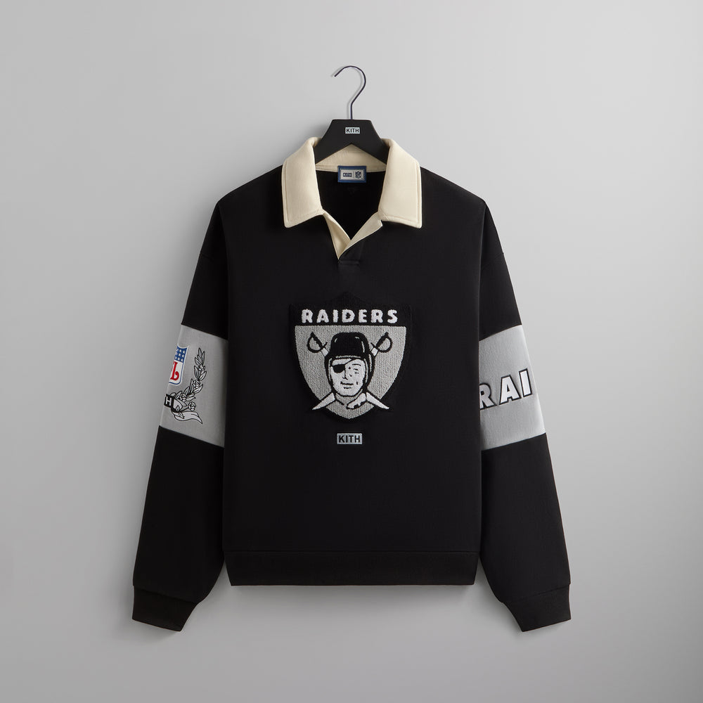 

Рубашка Kith & '47 for the NFL: Raiders Nelson Collared Pullover, черный