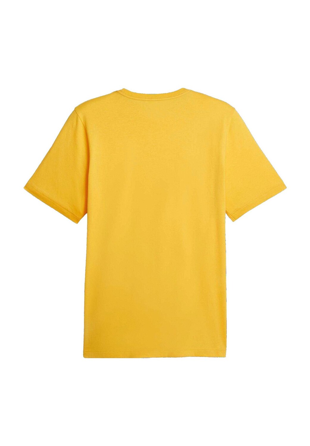 

Мужская хлопковая футболка Essentials с логотипом PUMA, цвет Yellow Sizzle