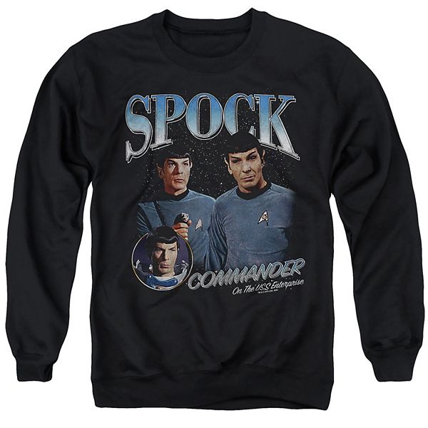 

Мужской свитшот с принтом Star Trek Spock Licensed Character