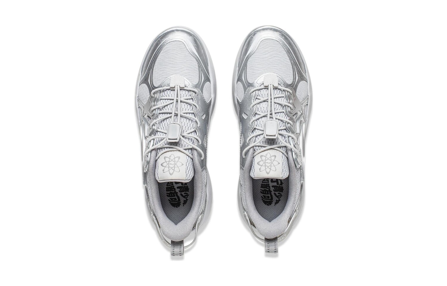 Кроссовки LINING YOUNG Star Kids Lifestyle Shoes GS, серый — фото 4