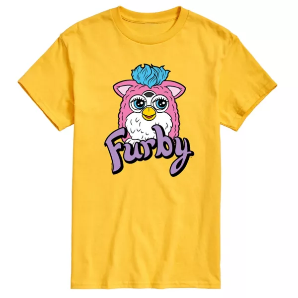 

Мужская футболка Furby с логотипом Hasbro, желтый