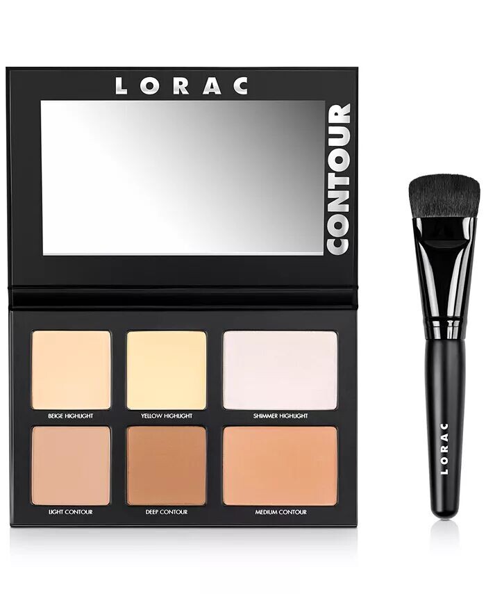 

Палитра для контуринга PRO и кисть для контура PRO Lorac, цвет Contour Palette