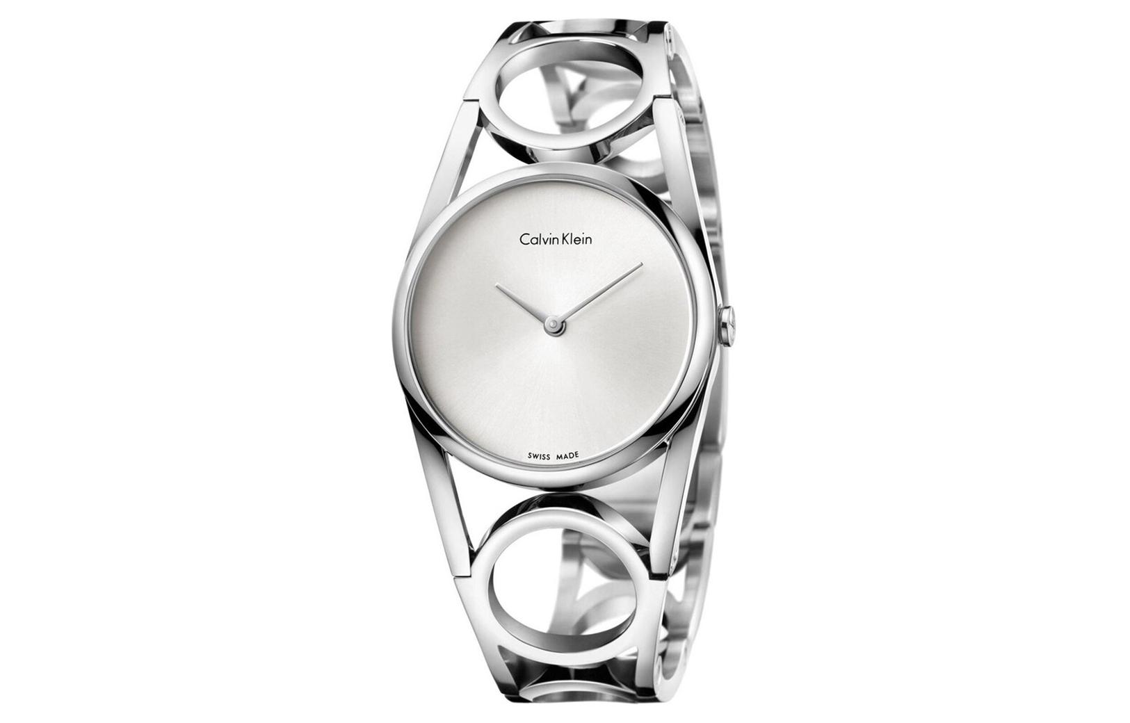 

Calvin Klein Часы CK/ Wrist Watch Quartz Movement Stainless Steel Strap 33mm Silver Dial Women's Watch, Silver Dial