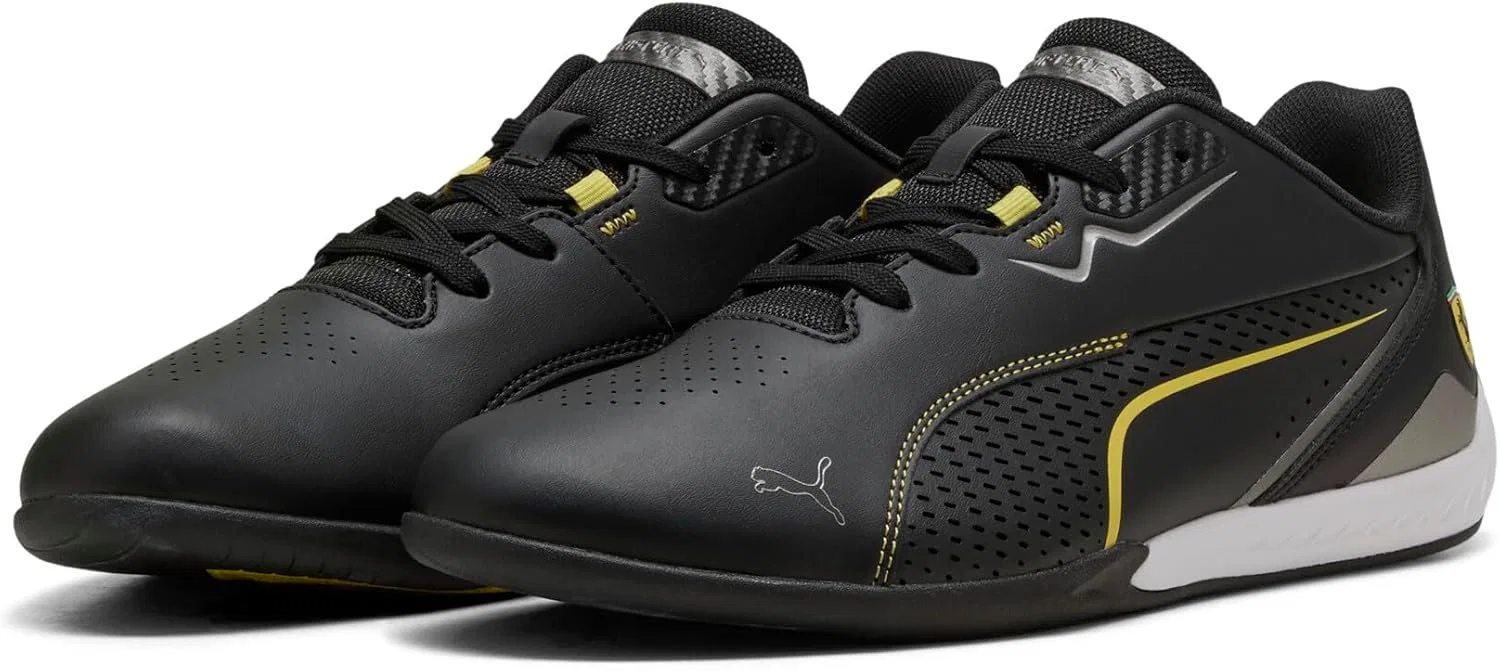 Кроссовки PUMA Adult Scuderia Ferrari Drift Cat 11, Black Speed Yellow — фото 2