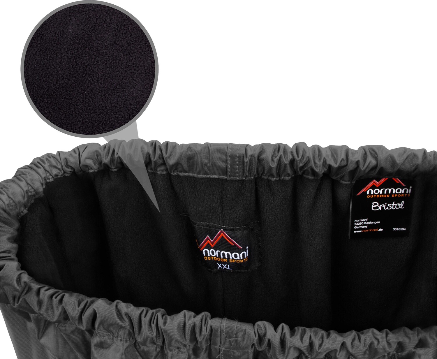 Водонепроницаемые брюки Normani Outdoor Sports Kinder, серый — фото 4