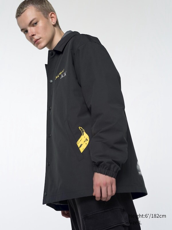 

Куртка kaws + warhol ut coach Uniqlo, черный