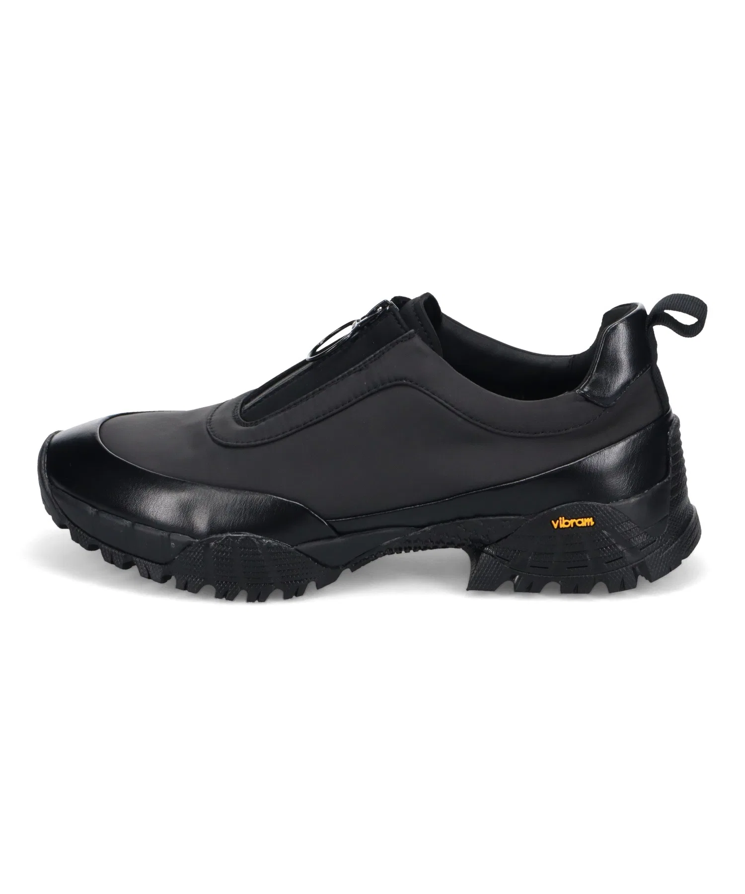 Мужские кроссовки с центральной молнией whoop-de-doo на Vibram подошве серые — фото 3