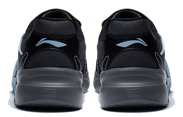 Кроссовки LINING YOUNG LN 90 Kids Lifestyle Shoes GS Low-top Black / Thunderstorm Gray / Sky Blue, черный/белый/синий — фото 4